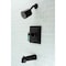 Kingston Brass Single-Handle Tub and Shower Faucet, Matte Black KB4650CKL - alternate 2
